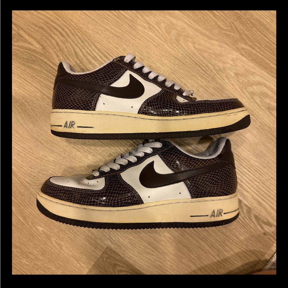 2007 Air Force 1 Premium White/Baroque Brown-Khaki